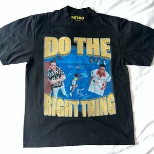 Etro Black and Gold Graphic Tank Top